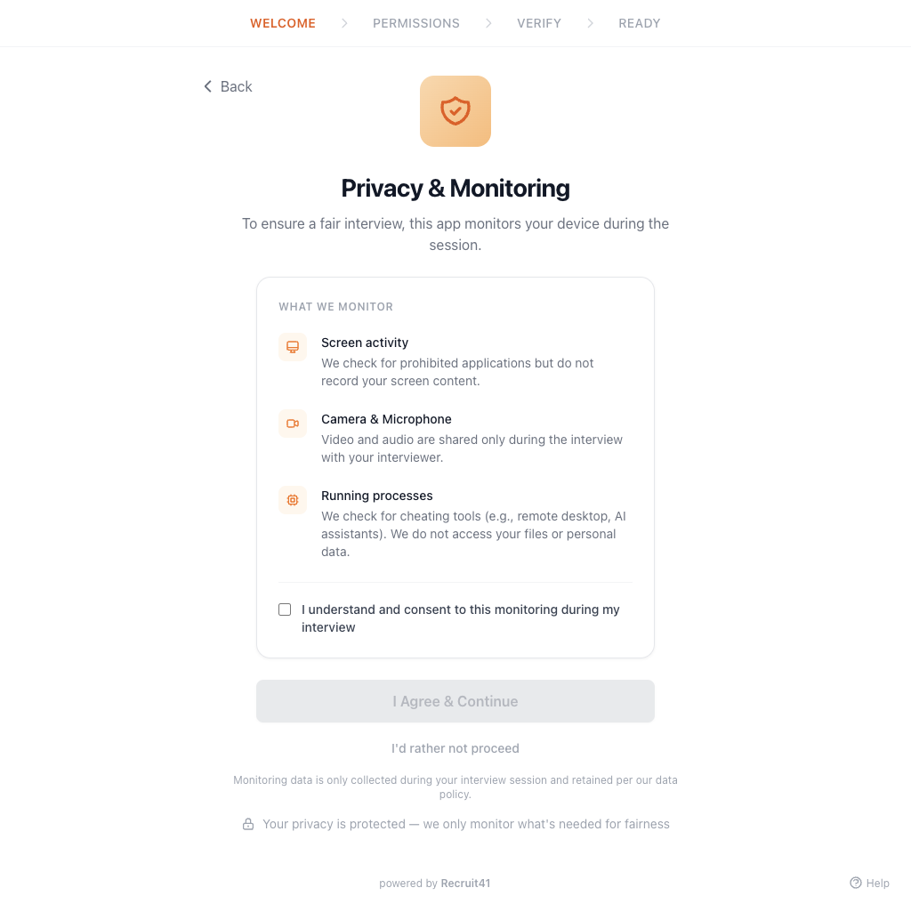 Privacy & Monitoring