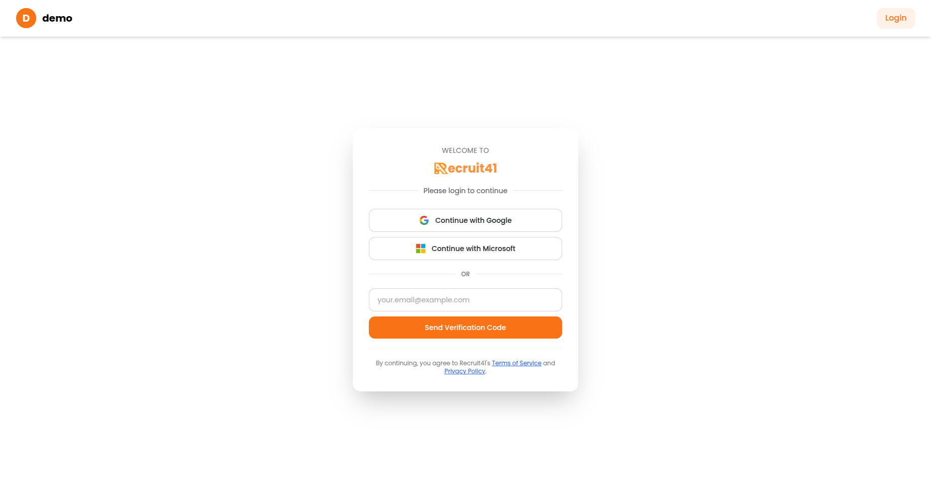 Login Page